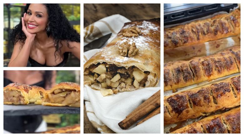 Secretul culinar pe care se bazează Majda, atunci când pregătește un delicios ștrudel cu mere, nuci și scorțișoară! 