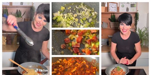Spaghete cu chorizo și telemea, pregătite chiar de Chef Patrizia Paglieri! Amestecul de ingrediente din sos face toată diferența: 