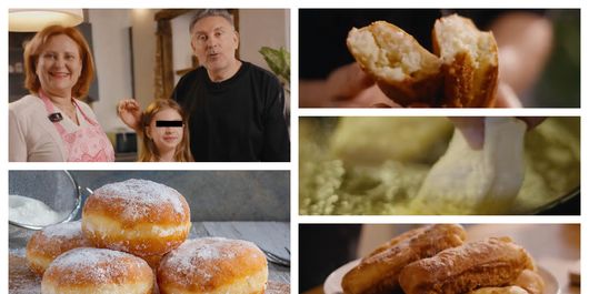 Secretul celor mai bune gogoși de casă, preparate de Alexandru Sautner și sora sa! 