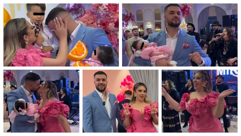 Botezul fiicei lui Culiță și a Danielei Sterp a avut loc ieri! Întregul eveniment a fost învelit în culoare, iar ținutele au impresionat!