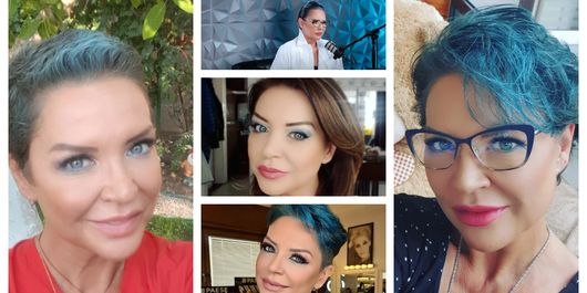 Motivul pentru care Eugenia Șerban a ales să își vopsească părul în albastru. “Dacă am suferit foarte tare în perioada aia, am suferit din cauza perucii.”