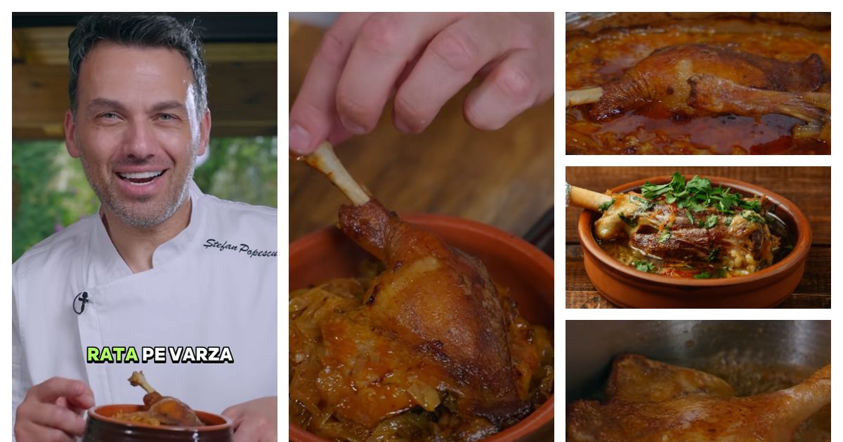 Care este secretul lui Chef Ștefan Popescu, pentru pulpele de rață pe ...