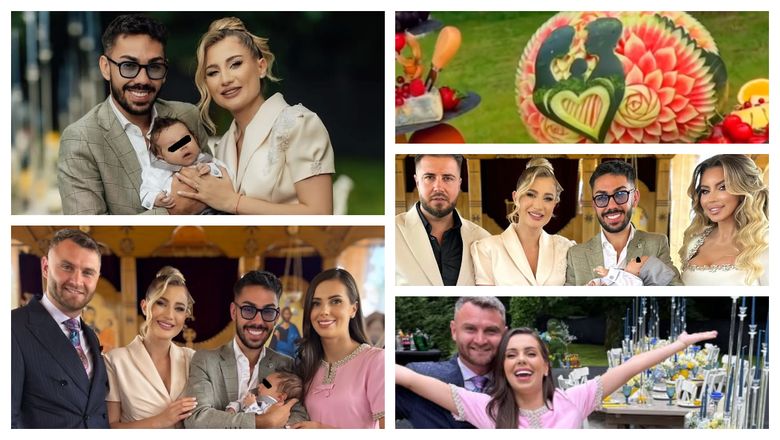 Micuțul lui Armin Nicoară și al Claudiei Puican a fost creștinat! Cu ce ținute au impresionat aceștia, nașii Georgiana Lobonț și soțul său, dar și cum a arătat întregul eveniment? 