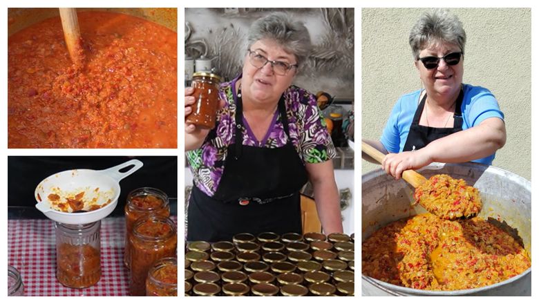 Gina Bradea a pregătit zacuscă de vinete cu legume! 