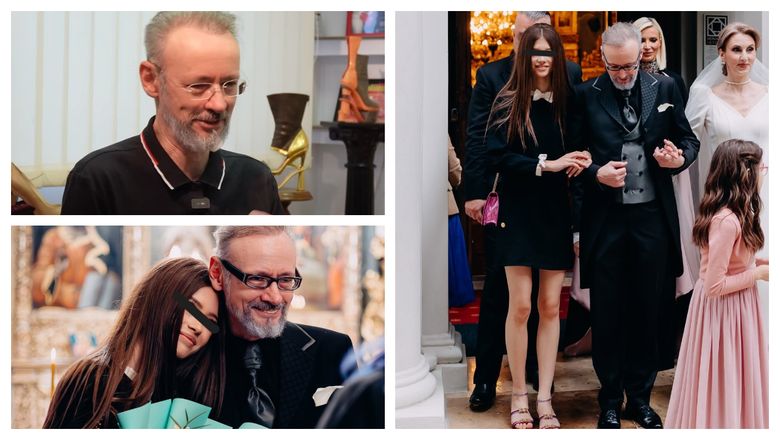 VIDEO Mihai Albu, moment emoționant alături de fiica lui, la cununia religioasă. Ce i-a spus aceasta în biserică. “A avut grijă mama ei, a consiliat-o bine, a îmbrăcat-o frumos.”