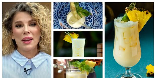 VIDEO Alina Laufer a pregătit un cocktail absolut răcoritor și potrivit pentru zilele călduroase ce urmează, piña colada! 