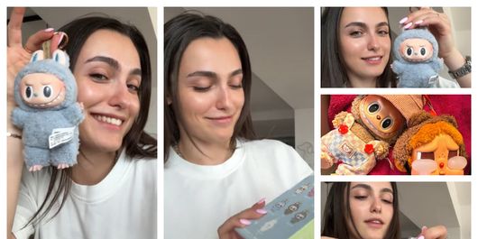 Alexia Eram a primit faimoasa jucărie de pluș, Labubu! Ce model i-a picat vedetei? 