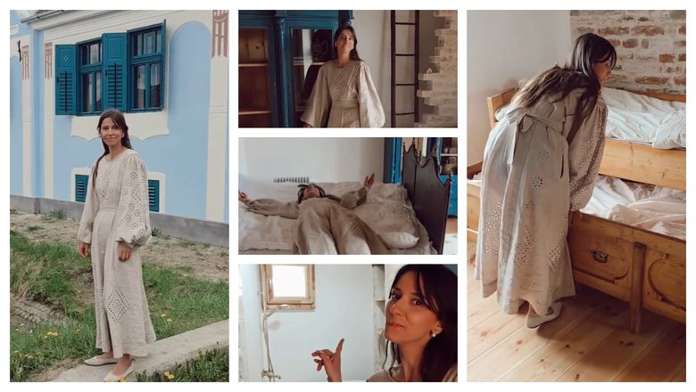 Dana Rogoz a făcut primul tur al casei familiei sale, din Viscri! Cum arată și ce detalii tradiționale a ales actrița pentru a o infrumuseța? 