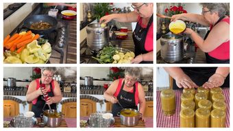 Gina Bradea a pregătit concentrat de găină cu legume! 