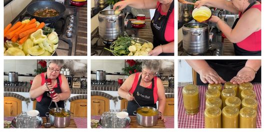 Gina Bradea a pregătit concentrat de găină cu legume! 