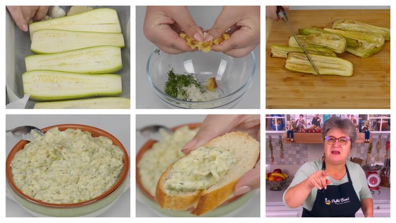 Salată de dovlecei cu iaurt grecesc și mărar, rețeta pregătită de Gina Bradea. „Simplu și bun, ușor, ieftin, delicios.”