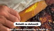 Geta Sterp-ruladă cu dulceață