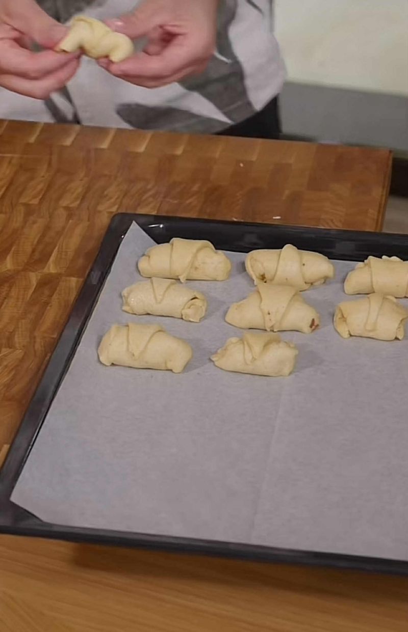 Cornulețe cu ciocolată