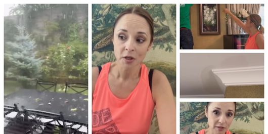 Ce s-a întâmplat cu casa Andreei Marin, după furtuna de zilele trecute? 