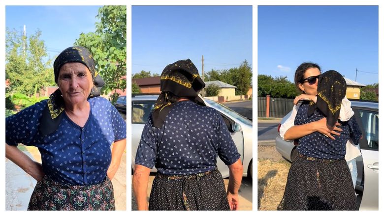 FOTO Bunica Gherghina, imagini emoționante alături de fiica sa: „De doi ani nu am văzut-o, de doi ani nu am mângâiat-o.”