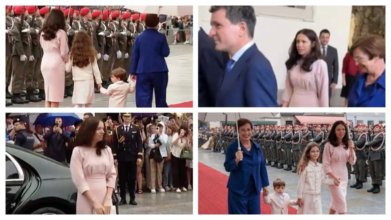 FOTO A avut loc prima vizită oficială a președintelui Nicușor Dan, în Austria! Acesta s-a prezentat alături de întreaga sa familie