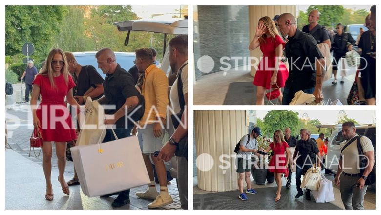 FOTO și VIDEO Apariție de neuitat în București! Jennifer Lopez a ajuns ieri în România, iar astăzi va susține un minunat concert în Piața Constituției! Ce solicitări speciale a avut artista internațională?