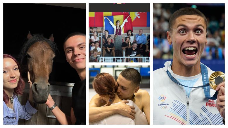 David Popovici s-a calificat la finala de 200 de metri liberi și apoi a câștigat finala! Cum a fost surprinsă iubita lui în marele moment