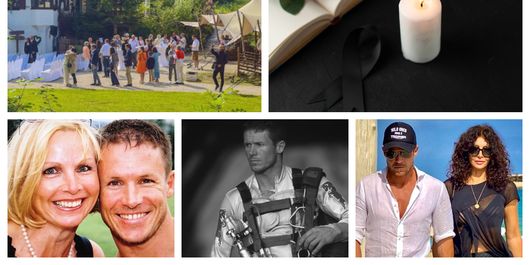 FOTO Imaginile de la înmormântarea lui Felix Baumgartner. Ce detaliu a fost surprins pe cer, înainte de ceremonie