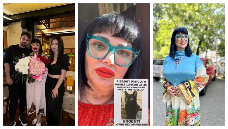 Fiica Ozanei Barabancea și-a pierdut pisica. Apelul pe care îl face artista, pe rețelele de socializare: „Dacă o vedeți, vă rog frumos să o luați.”