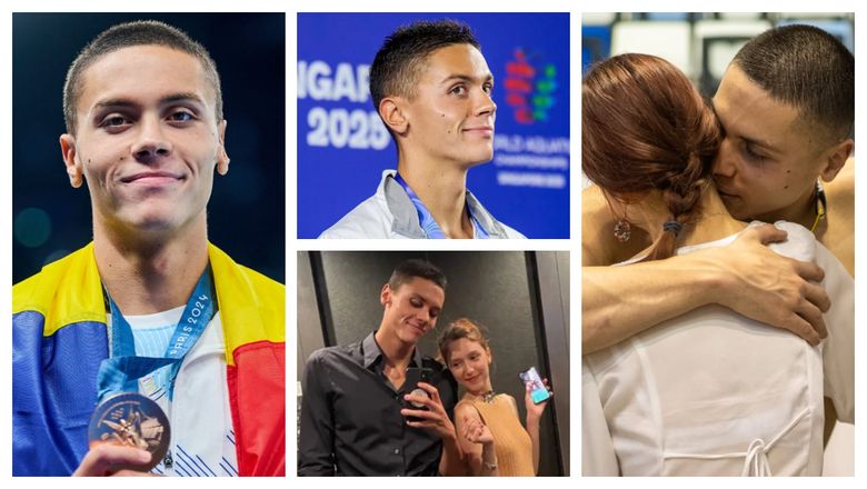 Ce au făcut David Popovici și iubita lui, după ce tânărul a câștigat cele două medalii de aur la Mondiale