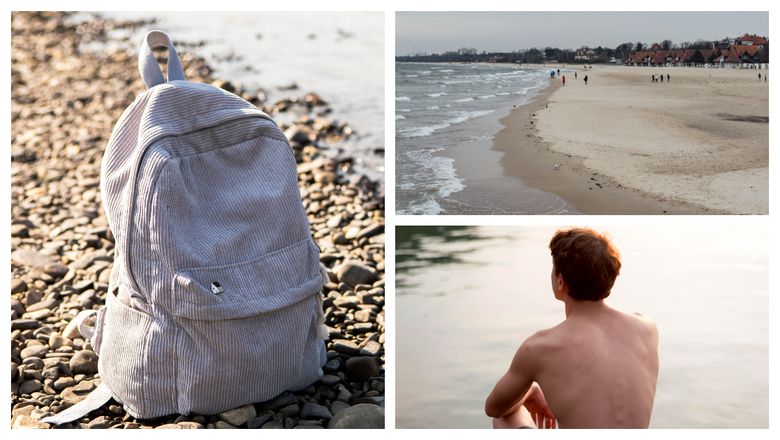 Ce au găsit polițiștii în rucsacul bărbatului care a murit la Eforie Sud