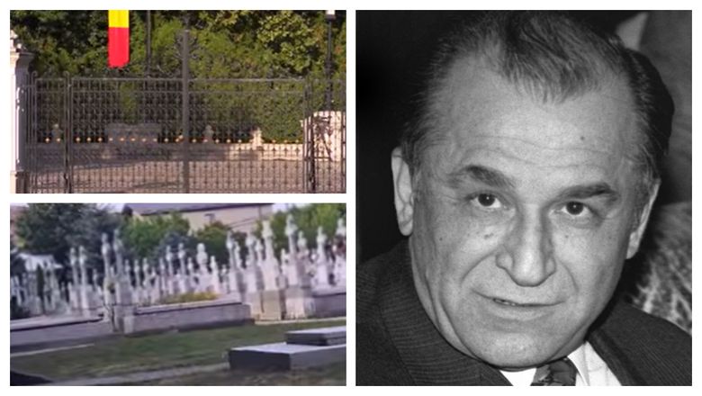 FOTO Cum arată locul în care va fi îngropat Ion Iliescu. Cavoul este păzit de soldați