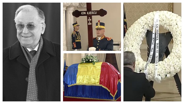 FOTO Ce a apărut pe crucea lui Ion Iliescu, la o zi după ce s-a stins din viață! Ce au observat cei care au venit să își ia rămas-bun