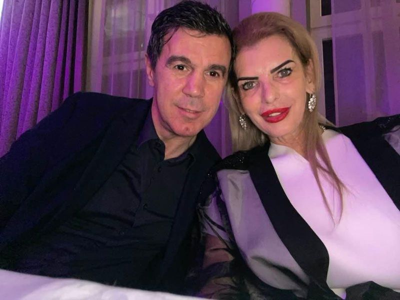 Mihai Leu și soția sa