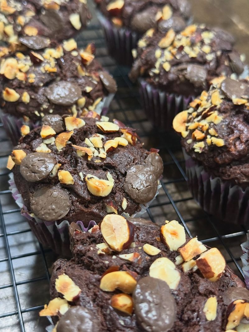 briose cu crema de alune