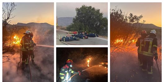 Imagini emoționante cu pompierii care au salvat Grecia, și de această dată! S-a făcut un adevărat efort pentru salvarea vieții celor care locuiesc acolo