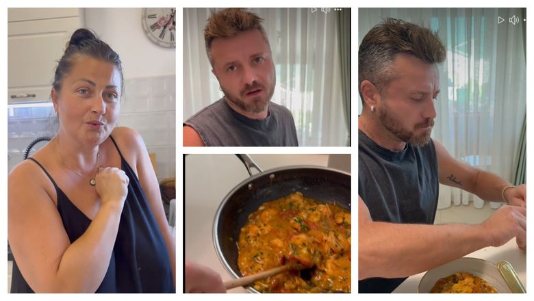 Cu ce rețetă și-a surprins Gabriela Cristea, familia? Tavi Clonda nu a mai putut aștepta și a gustat imediat din preparat! 