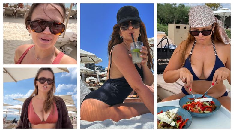 Ce comentarii a primit Cristina Șișcanu, după ce a postat o fotografie de la plajă cu o geantă de lux: “Fudul ca românul nu ai mai văzut.”