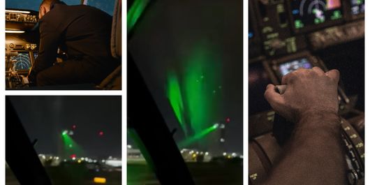 Incident cum rar se întâmplă, în Sibiu! Un pilot a reușit cu greu să aterizeze un elicopter, după ce a fost orbit temporar de un laser folosit de un copil de 5 ani