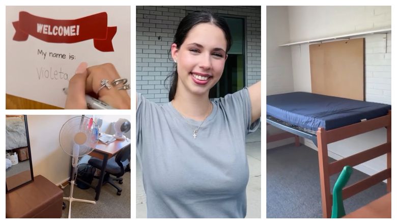 FOTO Cum arată camera de cămin din America, a fiicei Andreei Marin, Violeta? Prezentatoarea TV a vizitat-o și a ajutat-o să pună la punct ultimele detalii! 