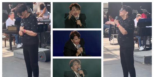 FOTO Apariția Didei Drăgan de la repetițiile Festivalului Mamaia 2025! Cunoscuta și apreciata artistă a impresionat cu vocea, profunzimea și vestimentația sobră, așa cum și-a obișnuit iubitul public