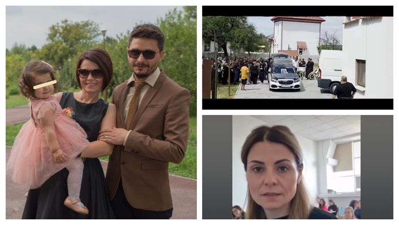 Profesoara din Craiova, ucisă de soțul ei cu mai multe lovituri de cuțit, a fost condusă pe ultimul drum. Durere mare pentru familie și toți cei care au cunoscut-o