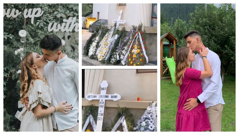 Ștefan și Ștefania, tinerii logodiți care au pierit în accidentul din Argeș, vor fi înmormântați împreună