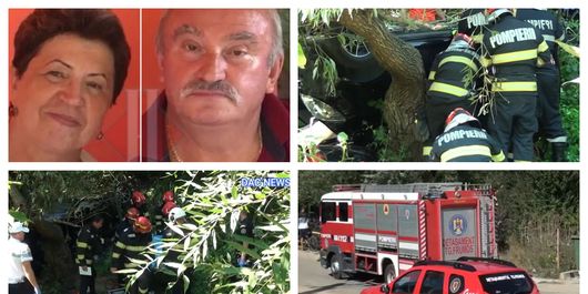 Doi soți au murit după ce s-au prăbușit cu mașina într-o râpă din Iași. Aceștia s-au oprit cu puțin timp înainte să pună lumânări la cimitir