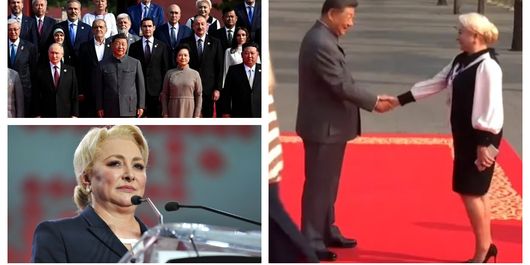 FOTO Viorica Dăncilă, prezentă la parada militară organizată la Beijing! Ce ținută a ales să poarte aceasta?