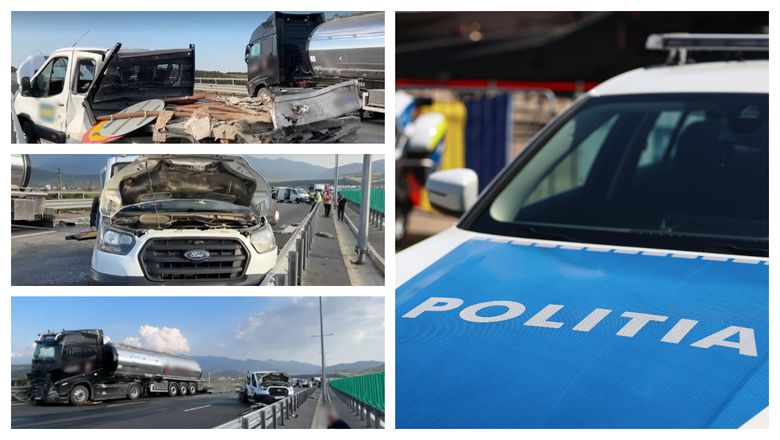 Ieri a avut loc un tragic accident rutier pe A1, în apropierea localității Boița, din județul Sibiu! Trei bărbați și-au pierdut viața după ce au fost spulberați de o autocisternă