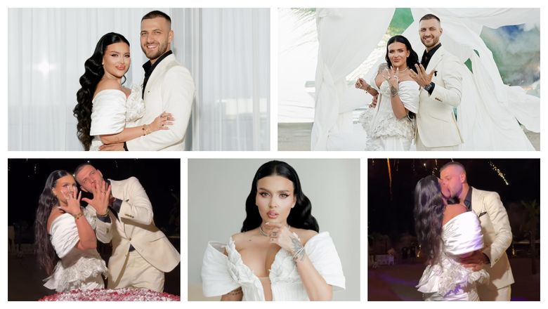 FOTO Oana Radu și partenerul său de viață, Șerban Balaban, s-au căsătorit oficial! Ținutele au fost bine alese, iar decorul... de vis! 