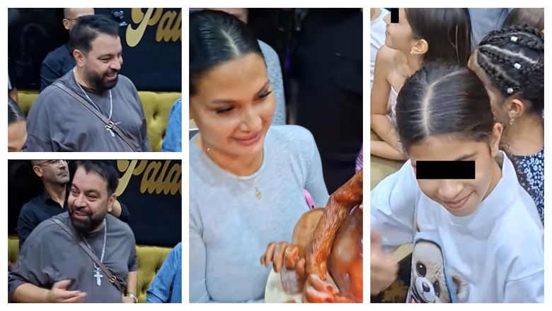 FOTO Florin Salam și Roxana Dobre au sărbătorit ziua de naștere a fiicei lor, Maria! Tortul a fost surpriza serii și a iscat nenumărate comentarii în mediul online