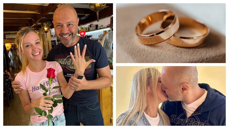 FOTO A făcut pasul cel mare, iar acum sunt în culmea fericirii! Mihai Mitoșeru și-a cerut partenera de viață, pe Alexandra, de soție! 