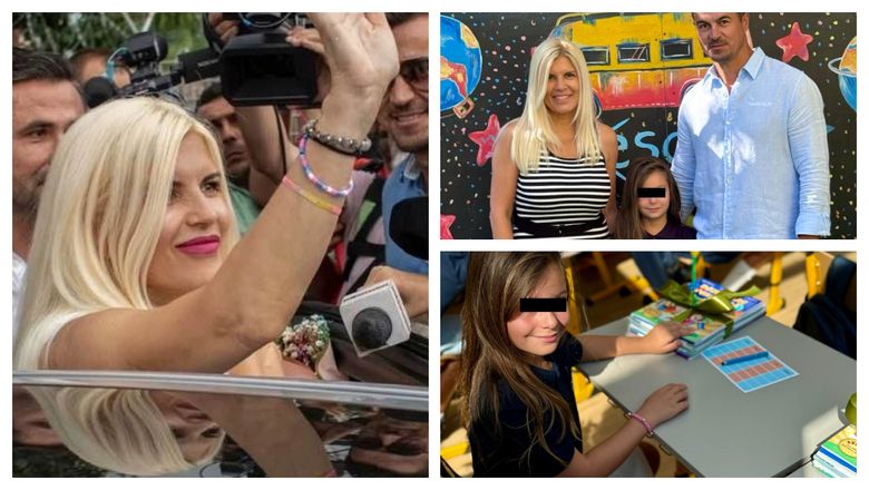 FOTO Ce ținută a ales Elena Udrea pentru prima zi de școală a fiicei sale. Fostul ministru a postat emoționată un mesaj: “Rugăciunile mele au fost ascultate.”