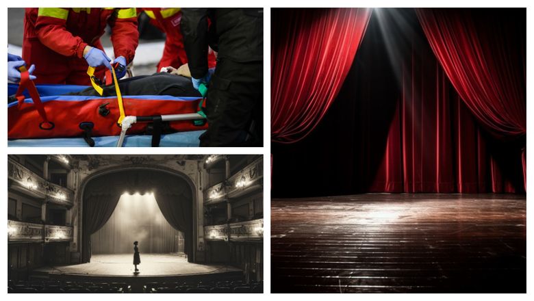 O actriță de la Teatrul Maghiar din Timișoara a fost rănită grav în timpul repetițiilor, după ce o parte din decor s-a prăbușit peste ea