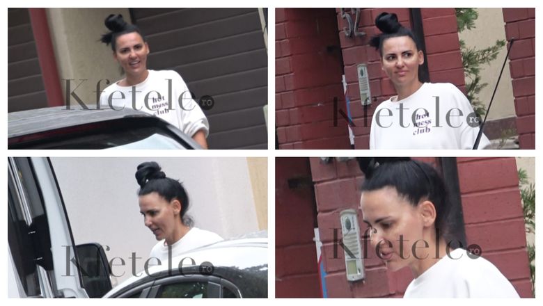 EXCLUSIV Cum arată Lavinia Pîrva complet naturală? Vedeta a fost surprinsă în timp ce își ducea fiul la autobuzul de școală! VIDEO