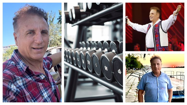 Constantin Enceanu, în sala de sport atunci când nu este pe scenă. Cum se menține artistul și cum arată o zi din viața lui: „Am un program foarte încărcat.”