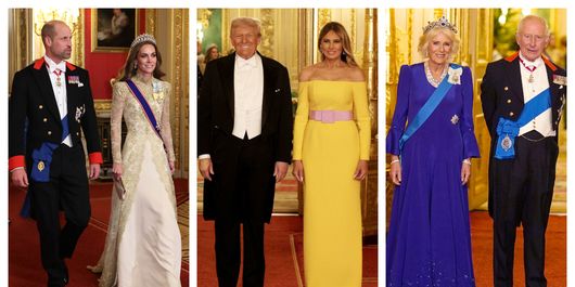 FOTO Melania Trump, Kate Middleton și Regina Camilla, spectacol de ținute la banchetul de stat de la Castelul Windsor