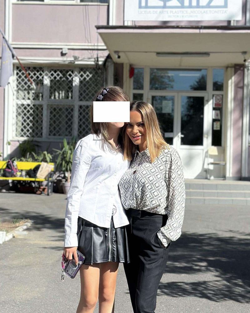 Andreea Antonescu și fiica ei